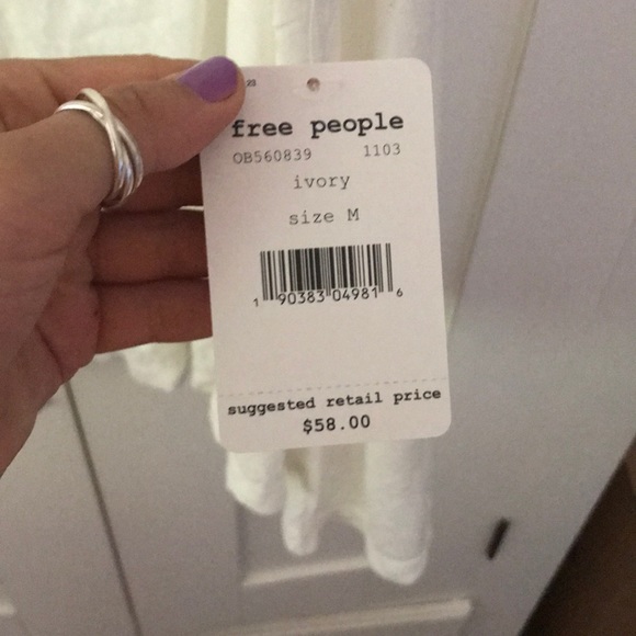 FREE PEOPLE BEADED TANK TOP - Picture 2 of 3